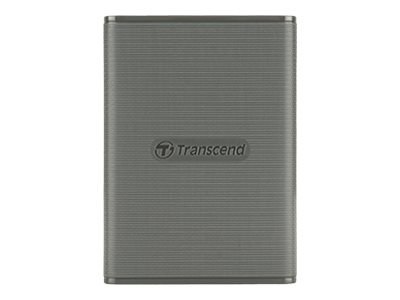 Transcend ESD360C - SSD - 2 TB - zewnętrzny (przenośne) - USB 3.2 Gen 2x2 (USB-C złącze) - 256 bitów AES - szary
