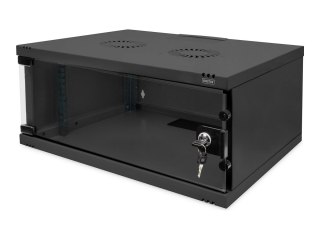 Digitus SoHo Series - Szafa - 540 x 400 mm (WxD), przed montażem - do montażu na ścianie - czarny, RAL 9005 - 4U - 19"