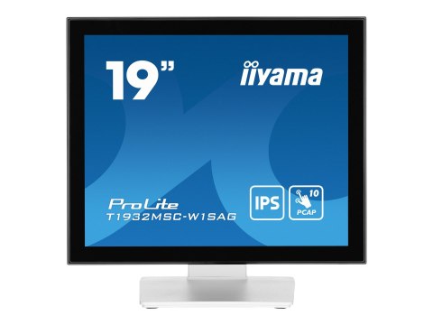 Iiyama ProLite T1932MSC-W1SAG - Monitor LCD - 19" - ekran dotykowy - 1280 x 1024 - IPS - 250 cd/m² - 1000:1 - 14 ms - HDMI, VGA,