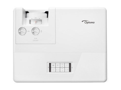 Optoma ZU607T - Projektor DLP - laser - 3D - 6500 lumeny - WUXGA (1920 x 1200) - 16:10 - LAN - biały