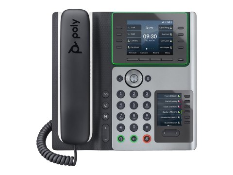 HP Poly Edge E450 - Telefon VoIP z identyfikacją dzwoniącego/rozmową czekająca - trzykierunkowa funkcja połączeń - SIP, SDP - ci