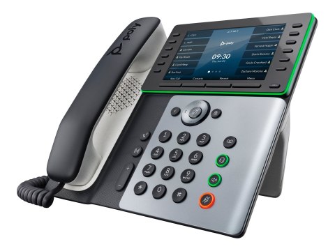 HP Poly Edge E550 - Telefon VoIP z identyfikacją dzwoniącego/rozmową czekająca - trzykierunkowa funkcja połączeń - SIP, SDP - ci