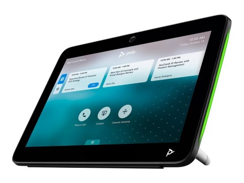 HP Poly TC10 - Bez przewodu zasilającego - kontroler dotykowy - Certyfikat Zoom Rooms - czarny