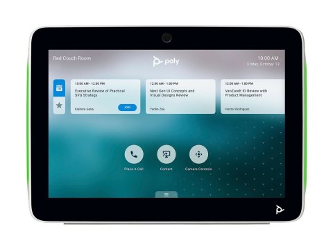 HP Poly TC10 - Zestaw do montażu - biały - montaż na szkle