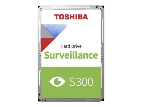 Toshiba S300 Surveillance - Dysk twardy - 1 TB - wewnętrzny - 3,5" - SATA 6Gb/s - 5700 obr/min - bufor: 64 MB