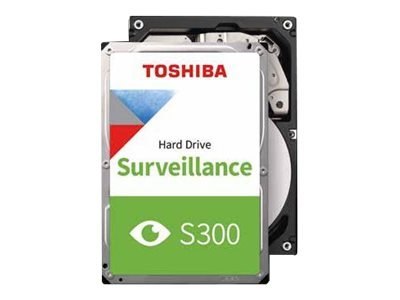 Toshiba S300 Surveillance - Dysk twardy - 1 TB - wewnętrzny - 3,5" - SATA 6Gb/s - 5700 obr/min - bufor: 64 MB
