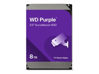 WD Purple WD85PURZ - Dysk twardy - 8 TB - wewnętrzny - 3,5" - SATA 6Gb/s - 5640 obr/min - bufor: 256 MB