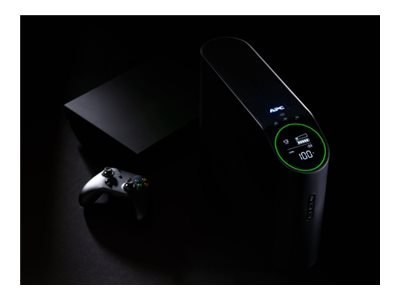 APC Back-UPS Pro - UPS - wieża, oświetlenie RGB - AC 230 V - 1320 wat - 2200 VA - 1 faza - złącza wyjściowe: 6 - czarny, północ