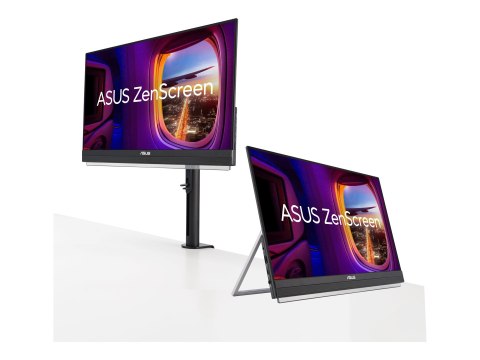ASUS ZenScreen MB229CF - Monitor LED - 22" - przenośny - 1920 x 1080 Full HD (1080p) @ 100 Hz - IPS - 250 cd/m² - 1000:1 - 5 ms 