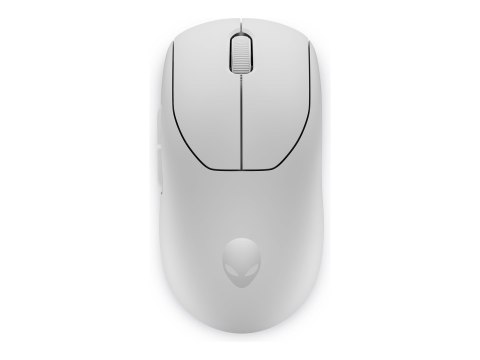 Alienware Pro Wireless Gaming Mouse - Mysz - optyczna - 6 przyciski - przewodowa, bezprzewodowa - USB, 2.4 GHz - światło księżyc