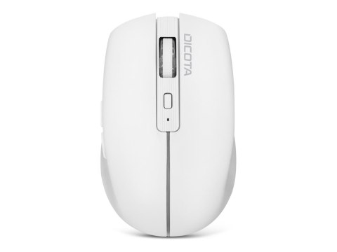DICOTA Notebook - Mysz - 5 przyciski - bezprzewodowa - 2.4 GHz, Bluetooth - odbiornik bezprzewodowy USB - biały