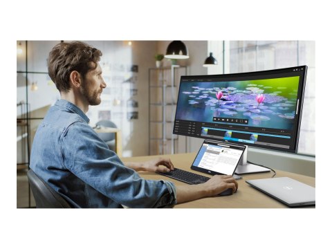 Dell UltraSharp U4025QW - Monitor LED - zaokrąglony - 40" (39.7" widoczny) - 5120 x 2160 5K2K UltraWide @ 120 Hz - IPS - 600 cd/
