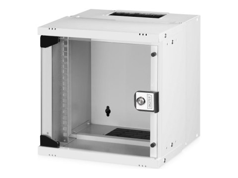 Digitus SOHO PRO Series - Stojak szafa - do montażu na ścianie - RAL 7035, jasnoszary - 6U - 10"