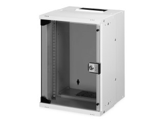 Digitus SOHO PRO Series - Stojak szafa - do montażu na ścianie - RAL 7035, jasnoszary - 9U - 10"