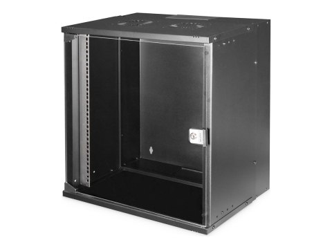 Digitus SOHO PRO Series - Stojak szafa - do montażu na ścianie - RAL 9005, czarny - 12U - 19"