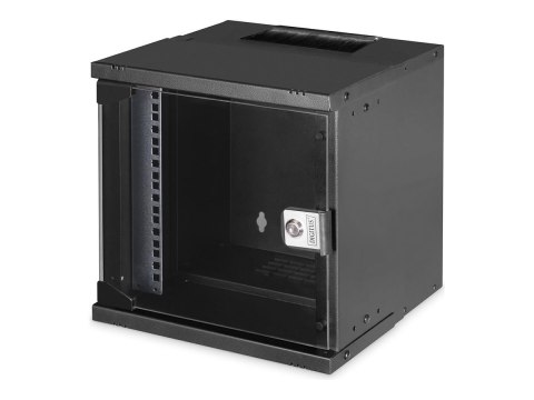 Digitus SOHO PRO Series - Stojak szafa - do montażu na ścianie - RAL 9005, czarny - 6U - 10"