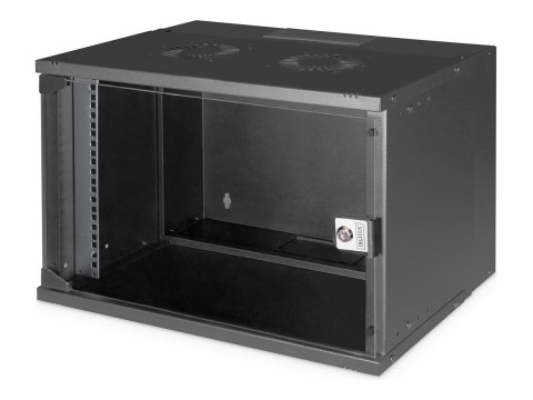 Digitus SOHO PRO Series - Stojak szafa - do montażu na ścianie - RAL 9005, czarny - 7U - 19"