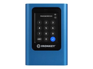 Kingston IronKey Vault Privacy 80 - SSD - zaszyfrowany - 7.68 TB - zewnętrzny (przenośne) - USB 3.2 Gen 1 (USB-C złącze) - 256-b
