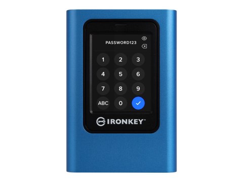 Kingston IronKey Vault Privacy 80 - SSD - zaszyfrowany - 7.68 TB - zewnętrzny (przenośne) - USB 3.2 Gen 1 (USB-C złącze) - 256-b