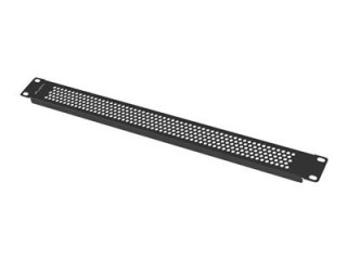 Lanberg - Panel zaślepiający do szafy rack - RAL 9004, czarny - 1U - 19"