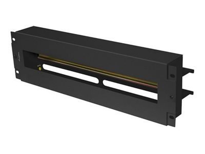 Lanberg - Talerz dystrybucyjny - czarny, RAL 9004 - 3U - 19"