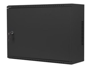 Lanberg WAF1 Series - Stojak szafa - 540 x 200, niskoprofilowe, zmontowane - do montażu na ścianie - czarny, RAL 9004 - 4U - 19"