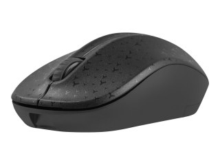 Natec Toucan - Mysz - optyczna - 3 przyciski - bezprzewodowa - 2.4 GHz - odbiornik bezprzewodowy USB - czarny
