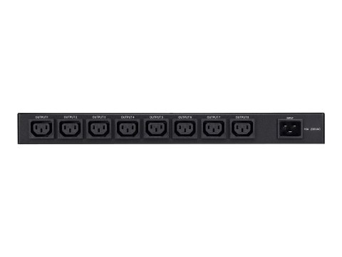 PowerWalker PDU RC-16A - Jednostka dystrybucji zasilania (montowany w stojaku) - AC 220/230/240 V - 3680 VA - RS-232, USB - wejś