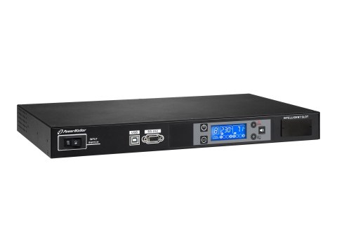 PowerWalker PDU RC-16A - Jednostka dystrybucji zasilania (montowany w stojaku) - AC 220/230/240 V - 3680 VA - RS-232, USB - wejś