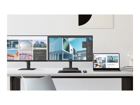 Samsung ViewFinity S6 S24D600UAU - S60UD Series - monitor LED - USB - 24" - 2560 x 1440 QHD @ 100 Hz - IPS - 350 cd/m² - 1000:1 