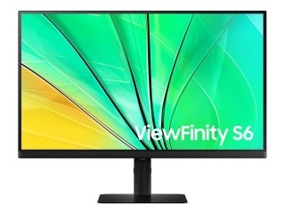 Samsung ViewFinity S6 S27D600EAU - S60UD Series - monitor LED - 27" - 2560 x 1440 QHD @ 100 Hz - IPS - 350 cd/m² - 1000:1 - HDR1