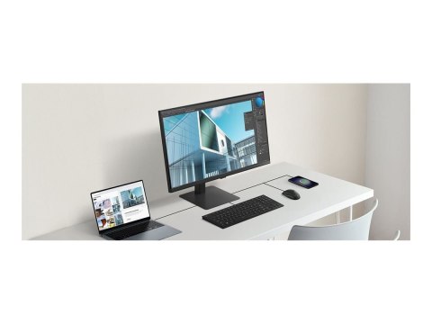 Samsung ViewFinity S6 S32D600UAU - S60UD Series - monitor LED - USB - 32" - 2560 x 1440 QHD @ 100 Hz - IPS - 350 cd/m² - 1000:1 