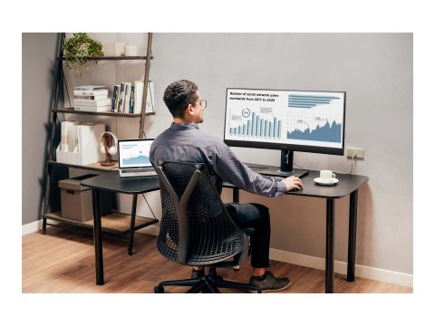 ViewSonic VG3456C - Monitor LED - zaokrąglony - 34" - 3440 x 1440 UWQHD @ 100 Hz - VA - 400 cd/m² - 3000:1 - 5 ms - 2xHDMI, Disp