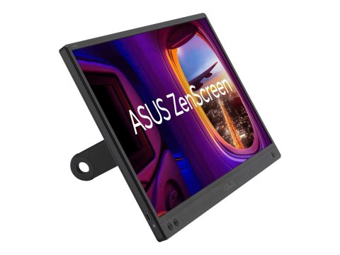 ASUS ZenScreen MB166CR - Monitor LED - 16" - przenośny - 1920 x 1080 Full HD (1080p) @ 60 Hz - IPS - 250 cd/m² - 1000:1 - 5 ms -
