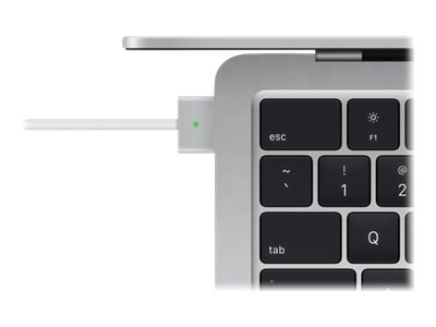 Apple MacBook Air - M2 - M2 10-core GPU - 8 GB RAM - 512 GB SSD - 13.6" IPS 2560 x 1664 (WQXGA) - Wi-Fi 6 - srebrny -klawiatura: