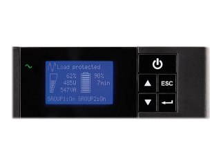 Eaton 5P 1550iR - Gen 2 - UPS (montowany w stojaku) - AC 200/208/220/230/240 V - 1350 wat - 1550 VA - 1 faza - 9 Ah - RS-232, US