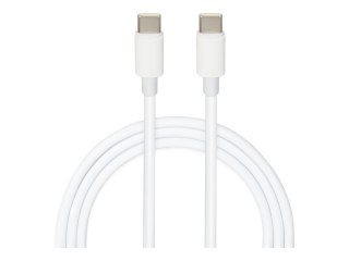 IBOX - Kabel USB - USB-C (M) do USB-C (M) - USB 2.0 - 20 V - 3 A - 1 m - USB Power Delivery (60W) - biały