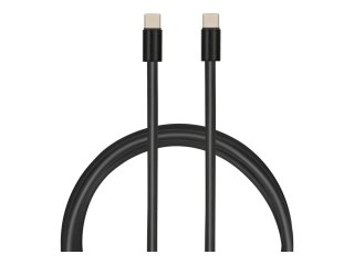 IBOX - Kabel USB - USB-C (M) do USB-C (M) - USB 2.0 - 20 V - 3 A - 1 m - USB Power Delivery (60W) - czarny