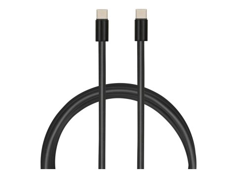 IBOX - Kabel USB - USB-C (M) do USB-C (M) - USB 2.0 - 20 V - 3 A - 1 m - USB Power Delivery (60W) - czarny