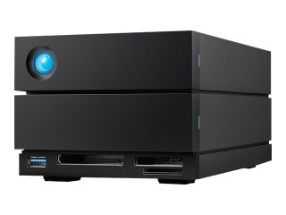LaCie 2big Dock STLG48000400 - Macierz dyskowa - 48 TB - 2 wnęki (SATA-600) - HDD 24 TB x 2 - Thunderbolt 4, USB 3.2 Gen 2 (zewn