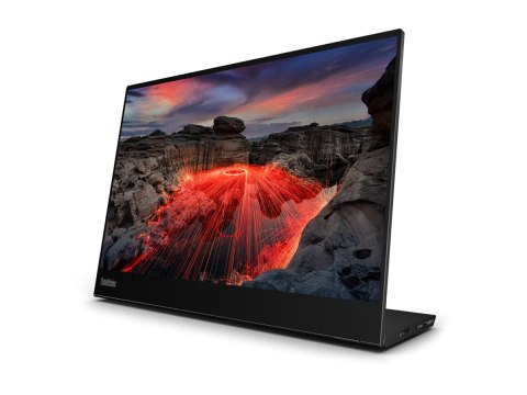 Lenovo ThinkVision M14t Gen 2 - Monitor LED - 14" - przenośny - ekran dotykowy - 2240 x 1400 @ 60 Hz - IPS - 300 cd/m² - 1500:1 