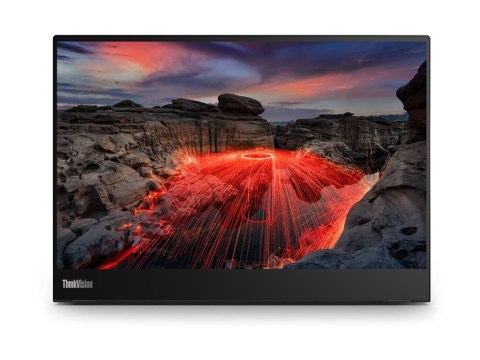 Lenovo ThinkVision M14t Gen 2 - Monitor LED - 14" - przenośny - ekran dotykowy - 2240 x 1400 @ 60 Hz - IPS - 300 cd/m² - 1500:1 