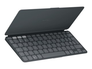 Logitech Keys-To-Go 2 - Klawiatura - osłona wbudowana - bezprzewodowa - Bluetooth LE - QWERTY - Międzynarodowy USA - grafitowy