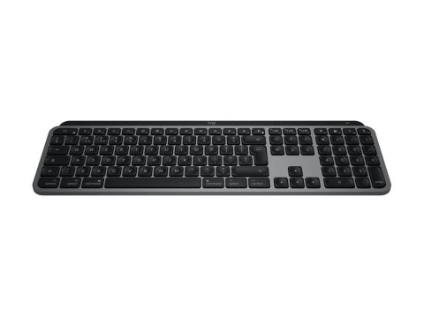 Logitech Master Series MX Keys S for Mac - Klawiatura - full size - podświetlenie - bezprzewodowa - Bluetooth LE - QWERTY - Międ