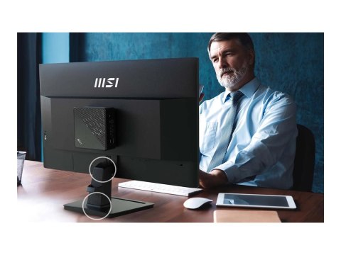 MSI PRO MP275Q - Monitor LED - 27" - 2560 x 1440 WQHD @ 100 Hz - IPS - 300 cd/m² - 1300:1 - 1 ms - 2xHDMI, DisplayPort - głośnik