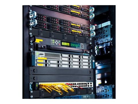 Qoltec - Organizer kabli w obudowie - stal lita - czarny - 1U - 19"
