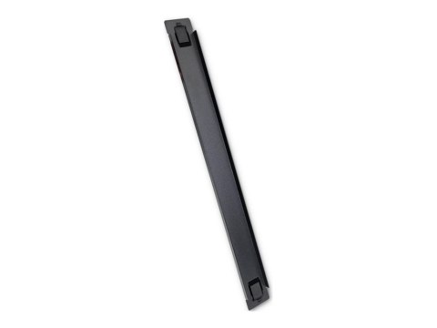 Qoltec - Panel zaślepiający do szafy rack - stal lita - czarny - 1U - 19"