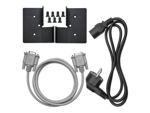 Qoltec - UPS (montowany w stojaku) - współczynnik mocy 1.0, LCD, EPO, on-line - AC 110-300 V - 3000 wat - 3000 VA - 7 Ah - RS-23