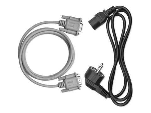 Qoltec - UPS - współczynnik mocy 1.0, LCD, EPO, on-line - AC 110-300 V - 2000 wat - 2000 VA - 9 Ah - RS-232, USB, RJ-45 - złącza
