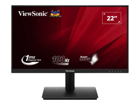 ViewSonic VA220-H - Monitor LED - 22" - 1920 x 1080 Full HD (1080p) @ 100 Hz - VA - 250 cd/m² - 4000:1 - 1 ms - HDMI, VGA